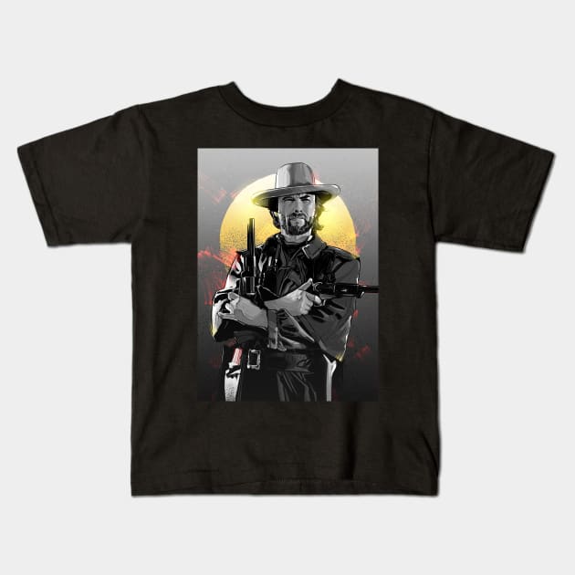 Josey Wales Kids T-Shirt by nabakumov